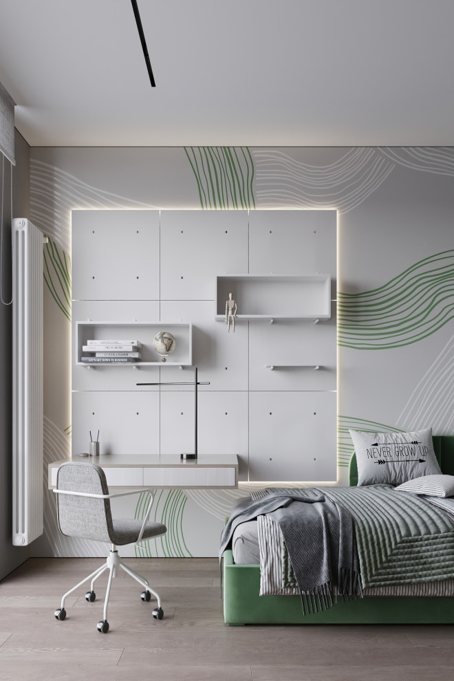 Дизайн проект детской комнаты для подростка