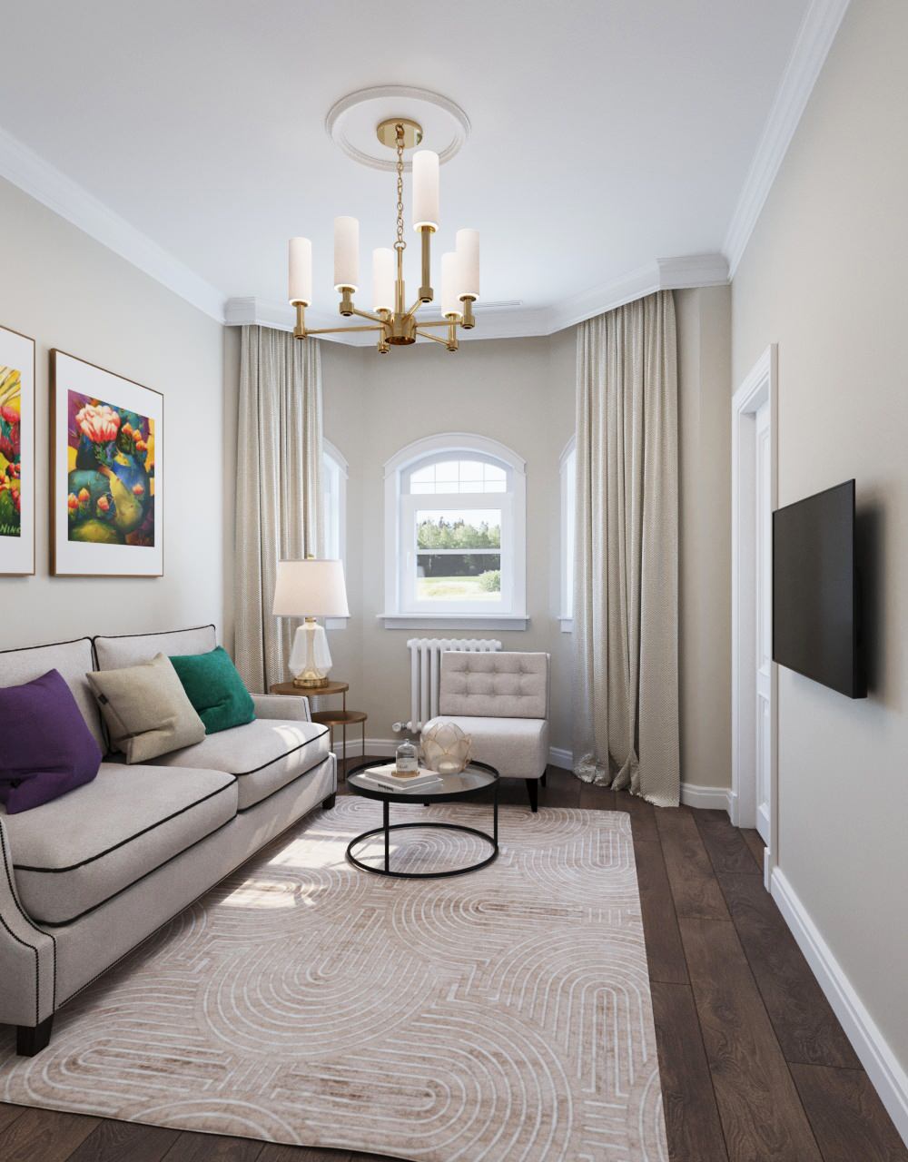 Загородный дом в стиле современной классики