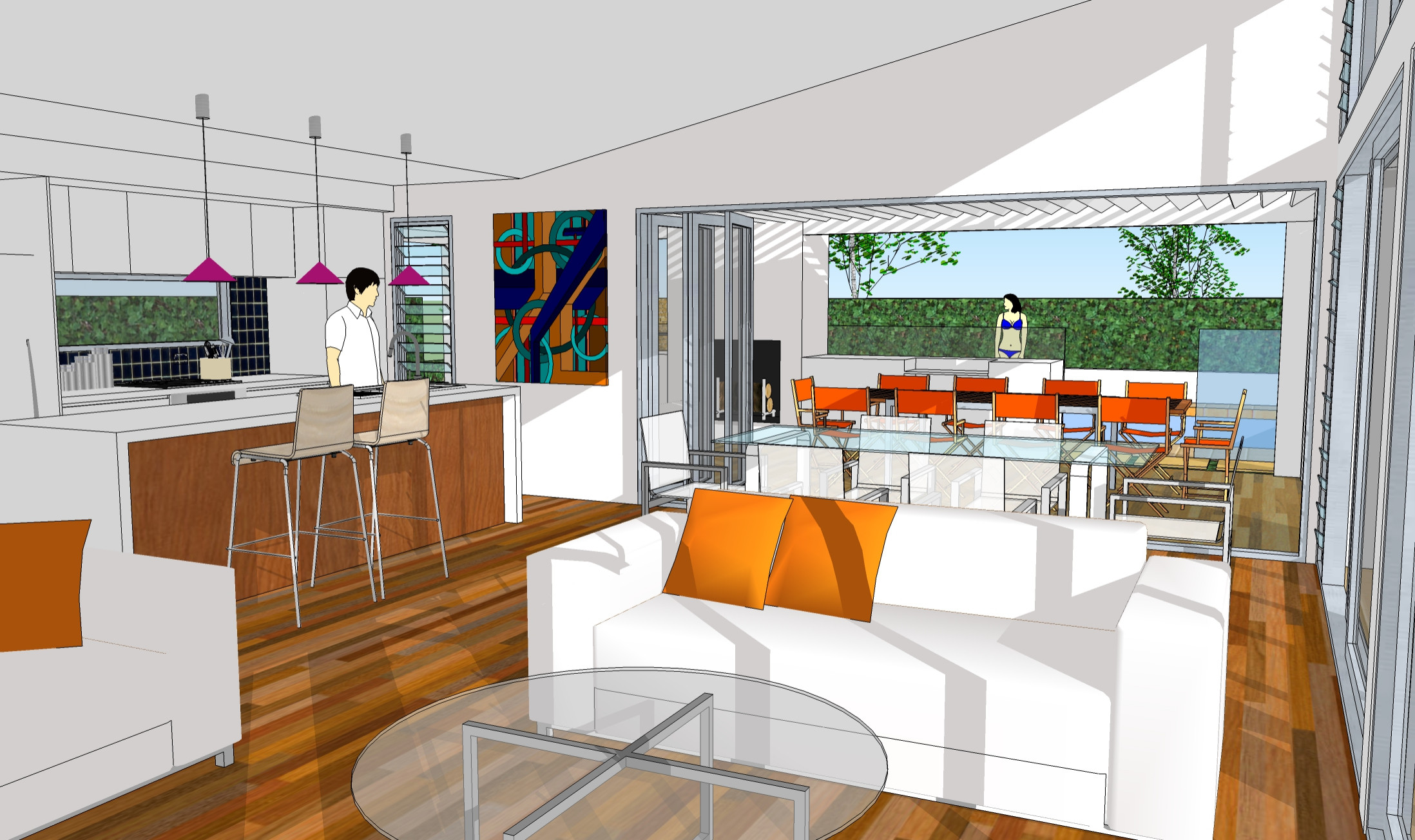 Breeze Living Dining interior