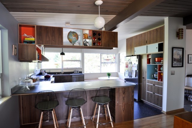 custom kitchen cabinet by kerf design