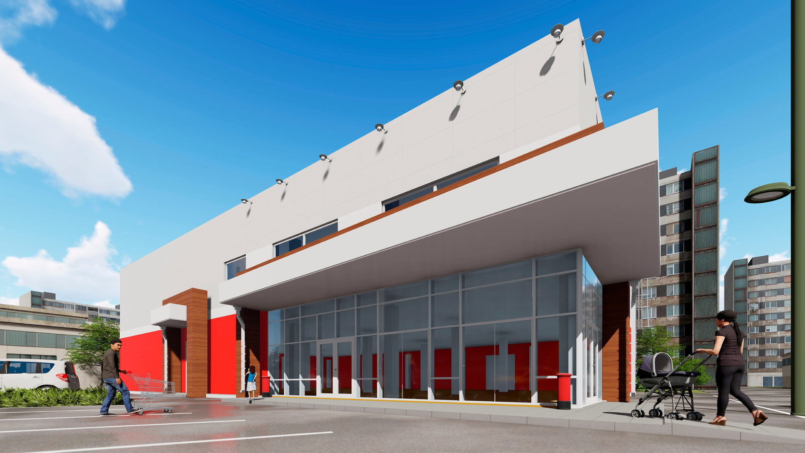 Здание супермаркета "Магнит"