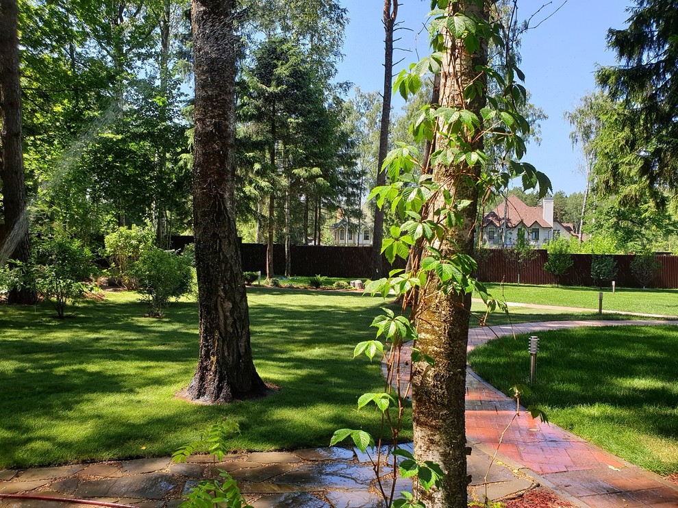 Теневой сад в Новогорске.