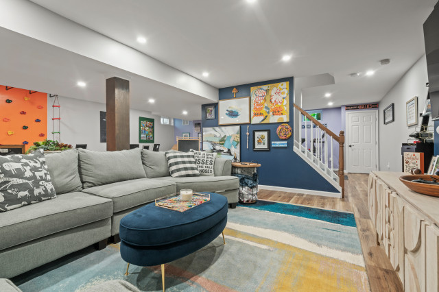 Basement Oasis Remodel klassisch-modern-keller