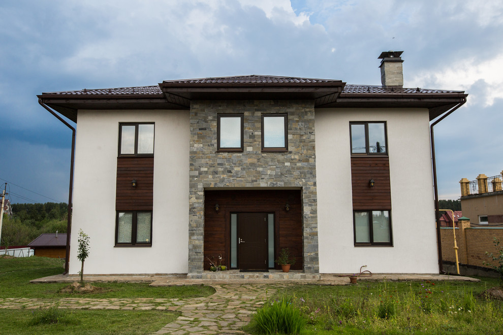 Индивидуальный жилой дом площадью 173 кв.м. с баней на участке