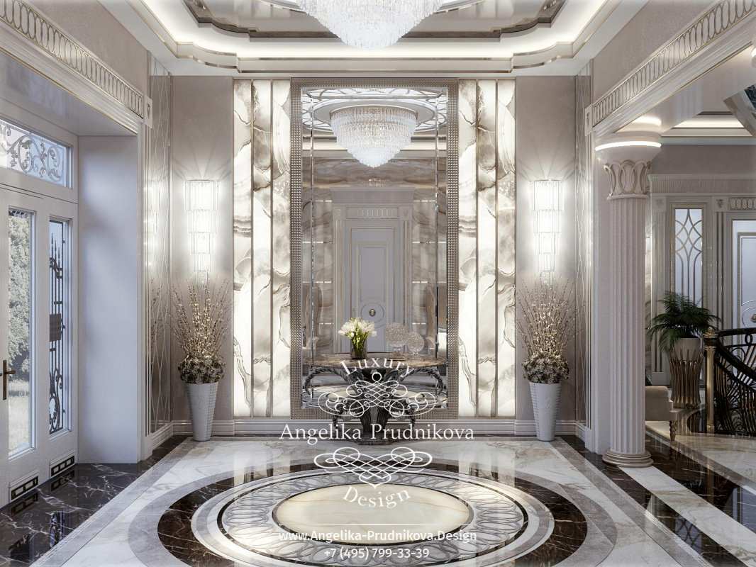 Дизайн-проект интерьера загородного дома в КП Сады Майендорф