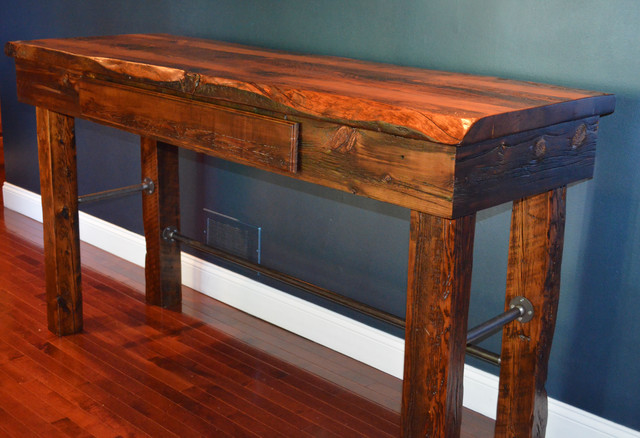 Reclaimed Wood Standing Desk - Traditional - Desks And 