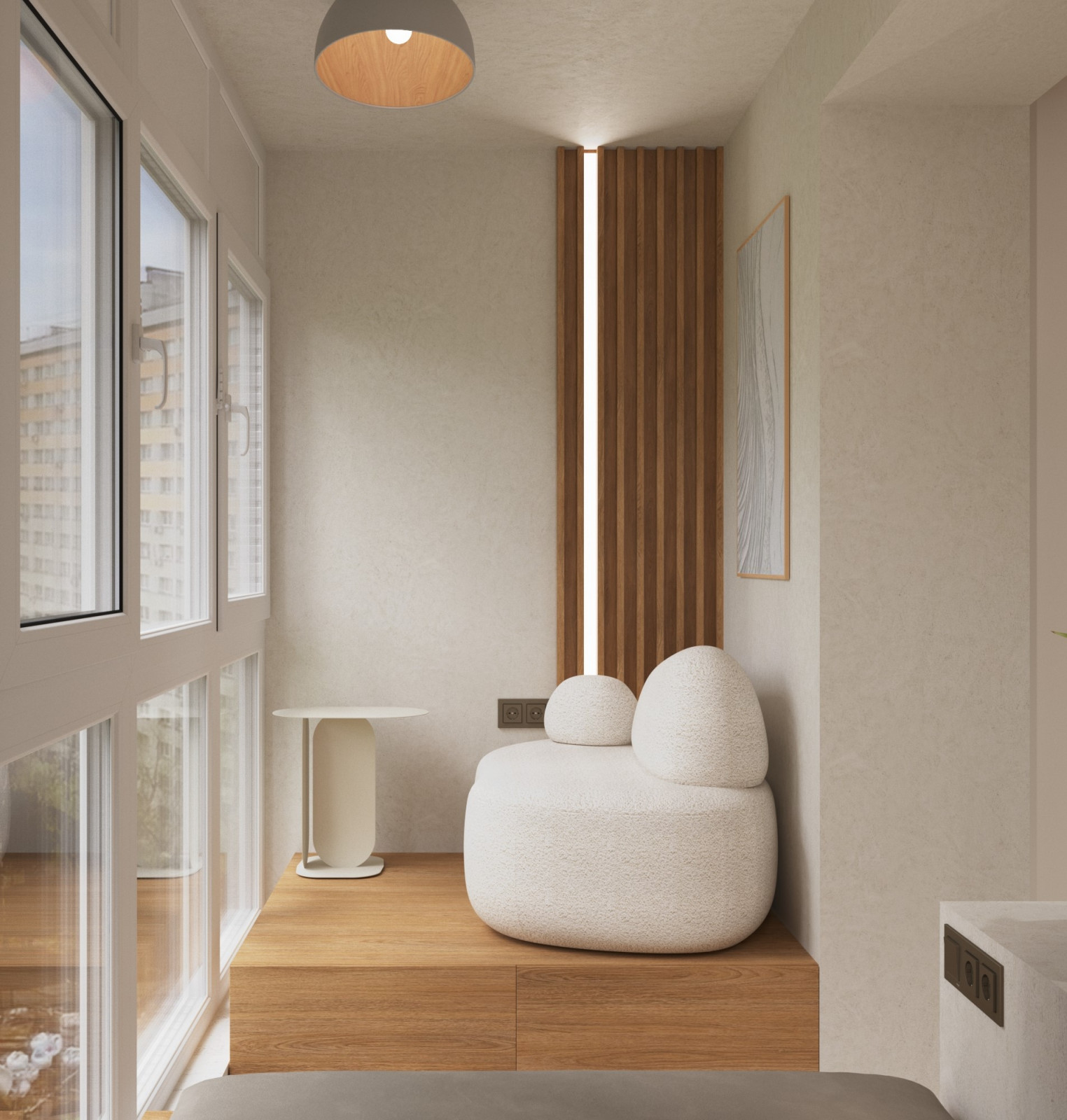 Проект квартиры в Москве, джапанди