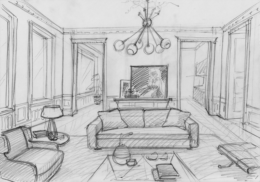 Наброски интерьеров