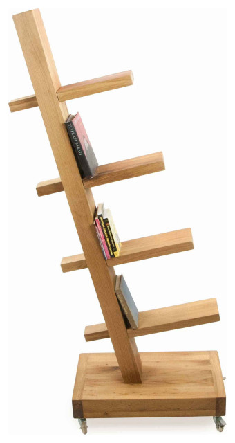 Solid Wood Bookshelf 49"x18"x85"