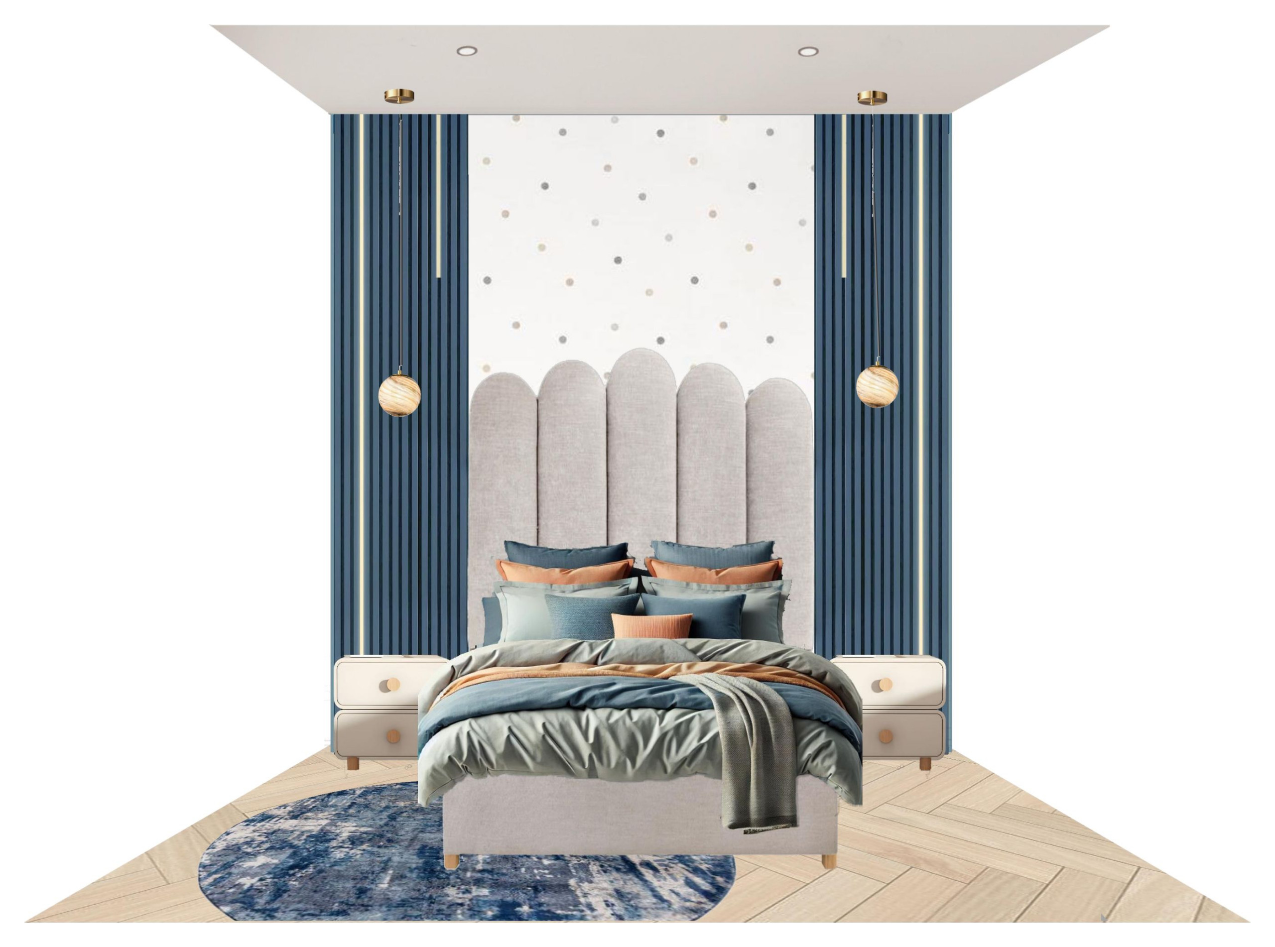 Blue Horizon Bedroom in Chelsea