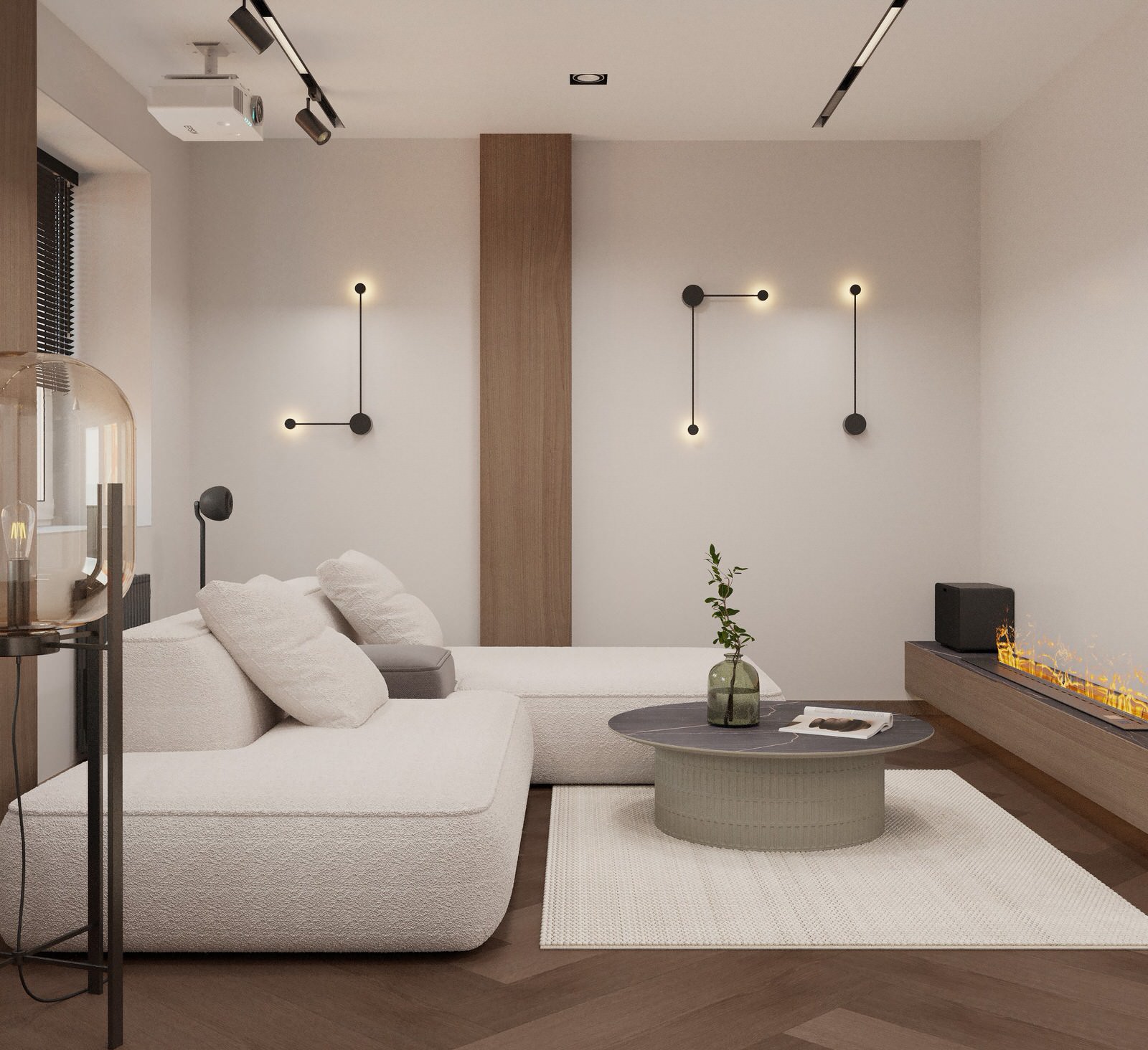 Интерьер в ЖК Южный берег ,ул. Парусная