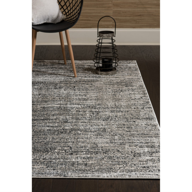 United Weavers Veronica Ives Gray Oversize Area Rug 12'6"x15' Modern
