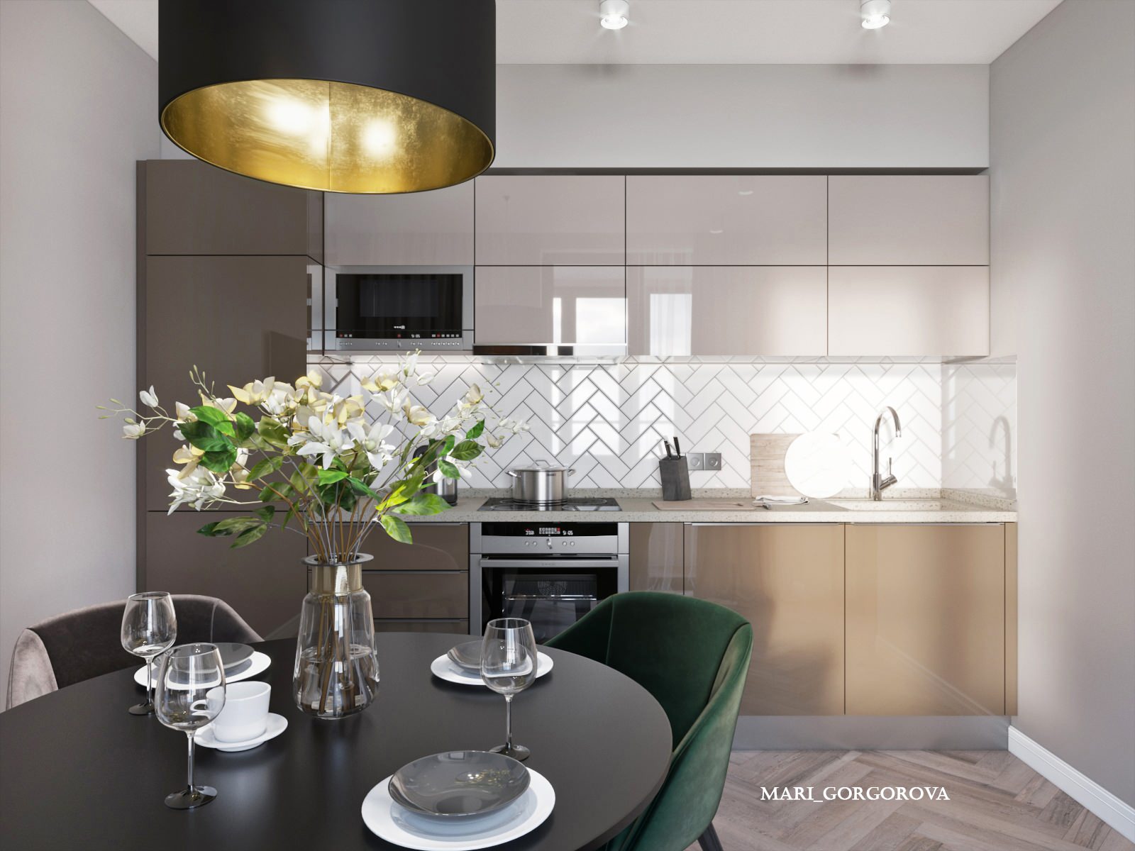 Трёхкомнатная квартира на ул. Обручевых