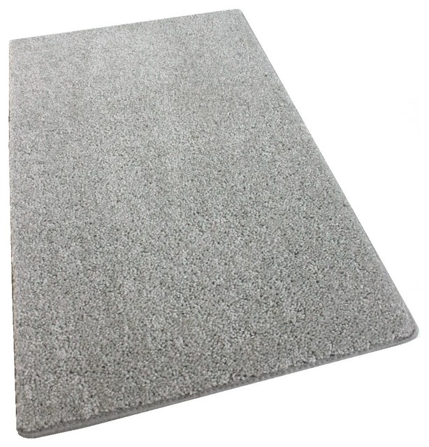 Square 12'x12' Shaw, Om Ii Silver Hair Gray Carpet Area Rugs