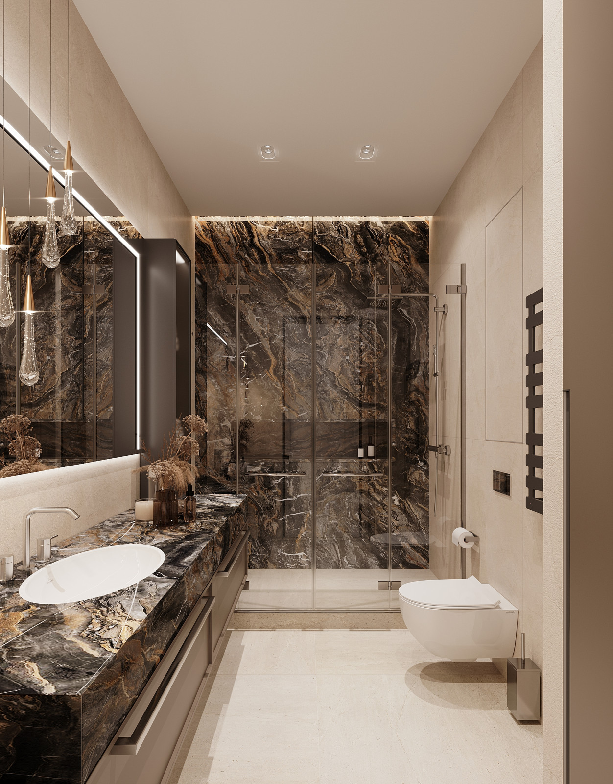 Квартира 136 м² в ЖК «Сосновка»