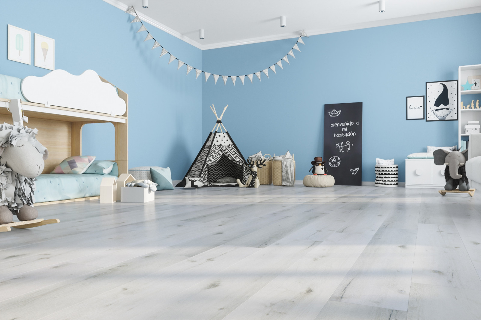 Кварцевый ламинат Fargo в интерьере