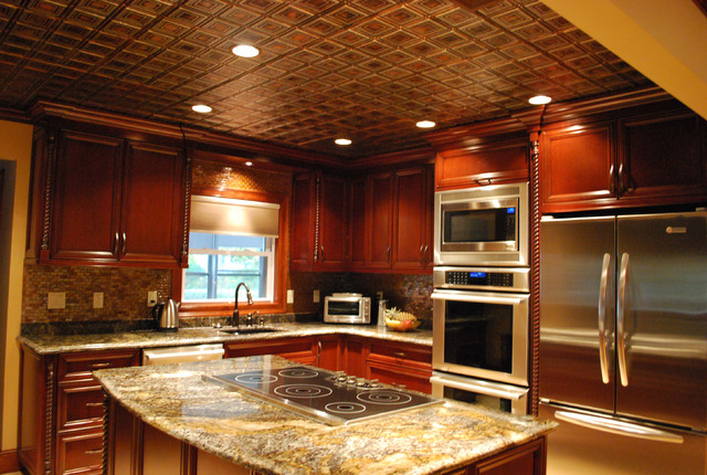 Refined Kitchen Ceiling Traditional Kitchen Tampa By