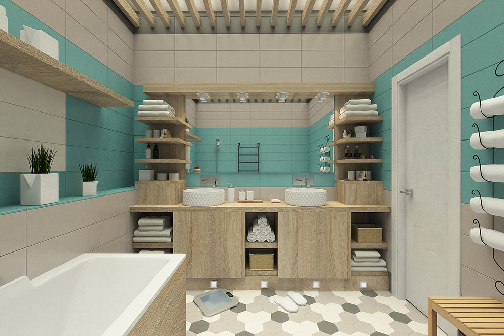 Квартира в современном стиле для девушки 25 лет в Москве