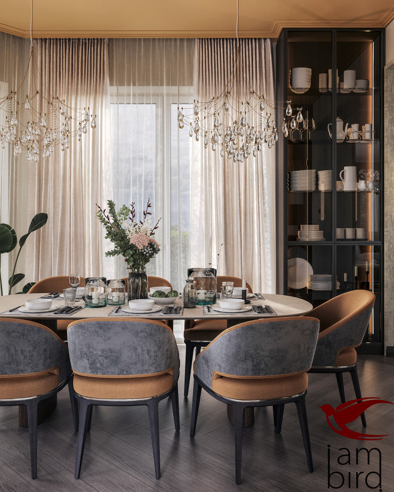 Современная классика с нотками ар-деко в КП "Гайд Парк"