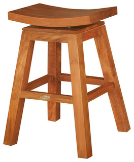 Teak Vessel Bar Stool