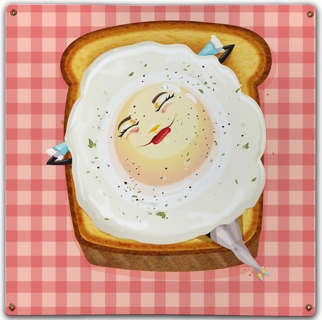 Easy, Classic Metal Sign - Eclectic - Metal Wall Art - by Legend Studio