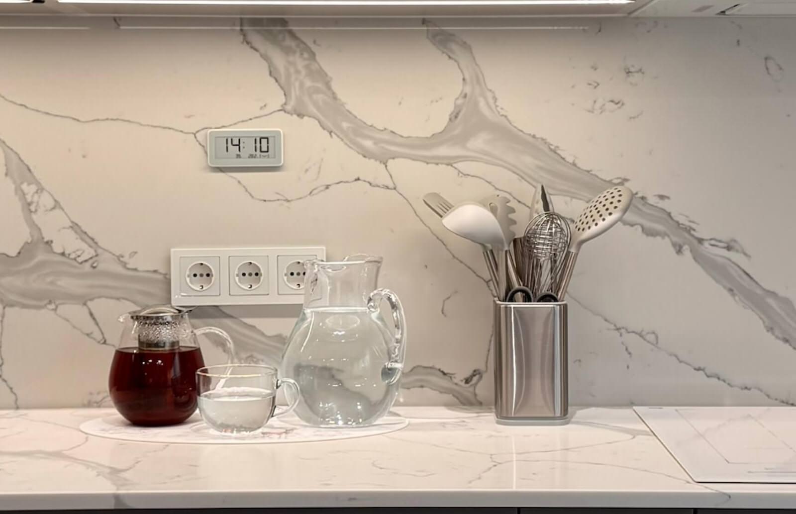 Кухня Фреда в цвете Грейхаун от дизайнера