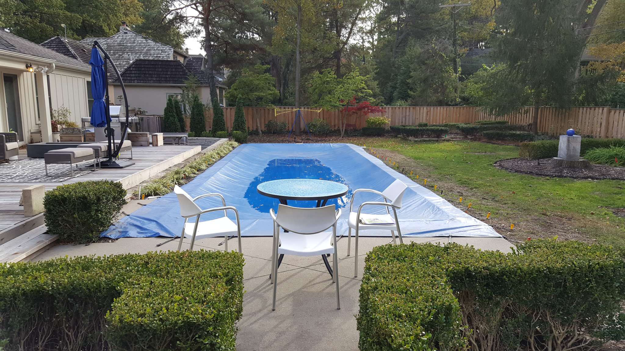 BEFORE Fairway backyard