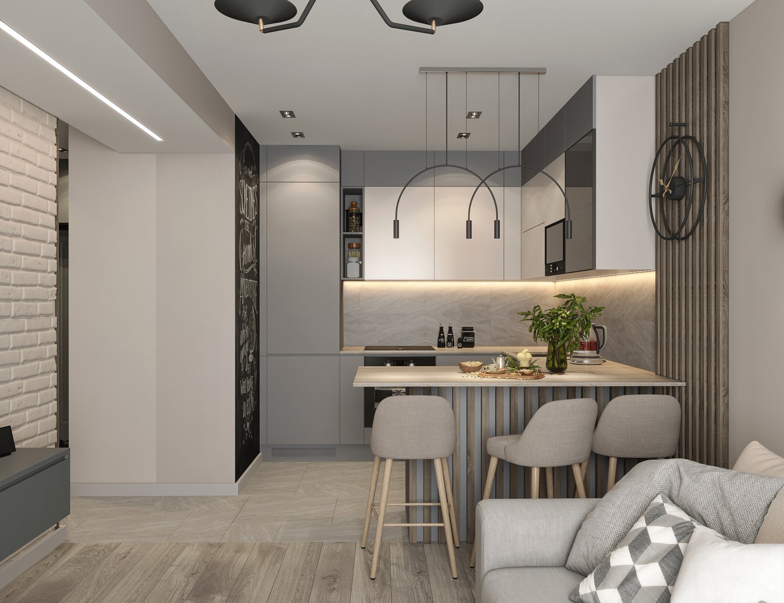 Квартира для молодой пары ЖК "ОТРАДА"