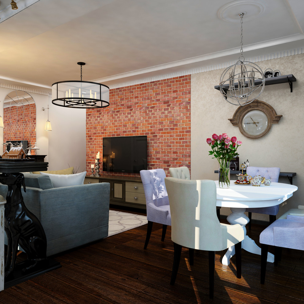 Дизайн квартиры в стиле фьюжн