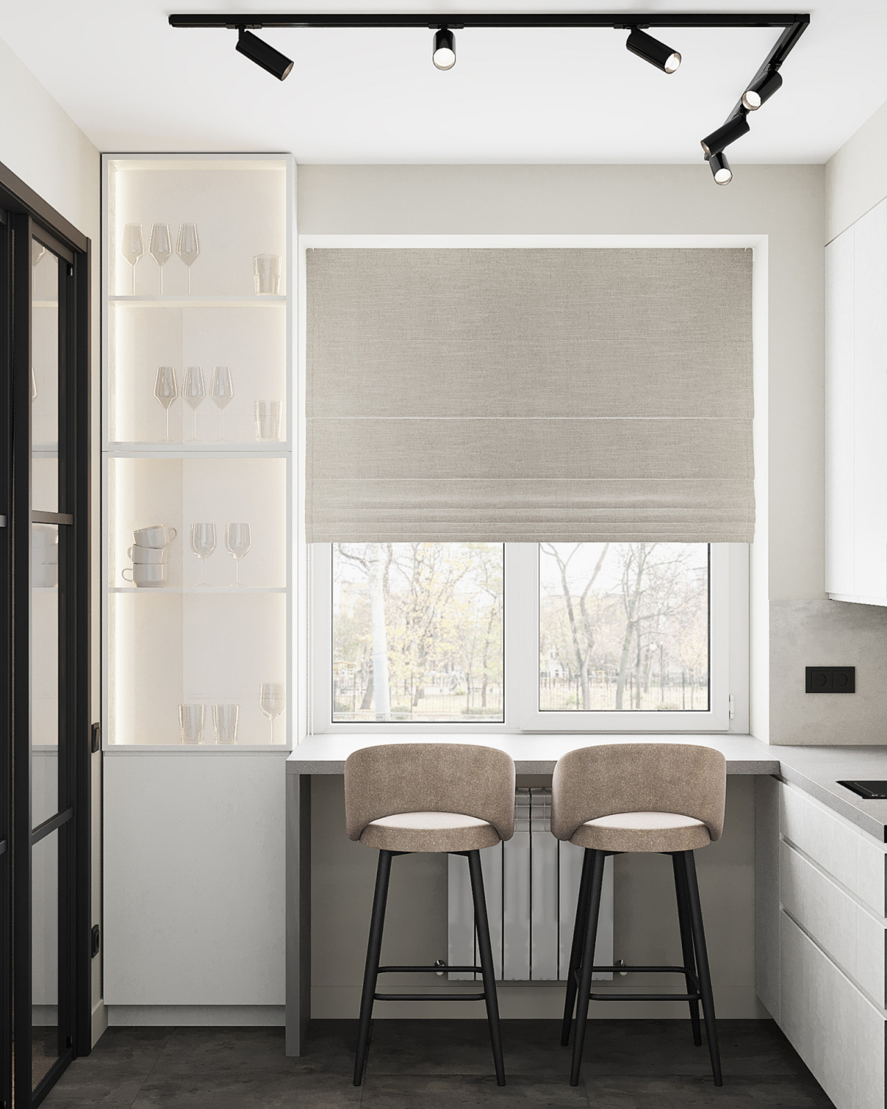 Интерьер однокомнатной квартиры под сдачу