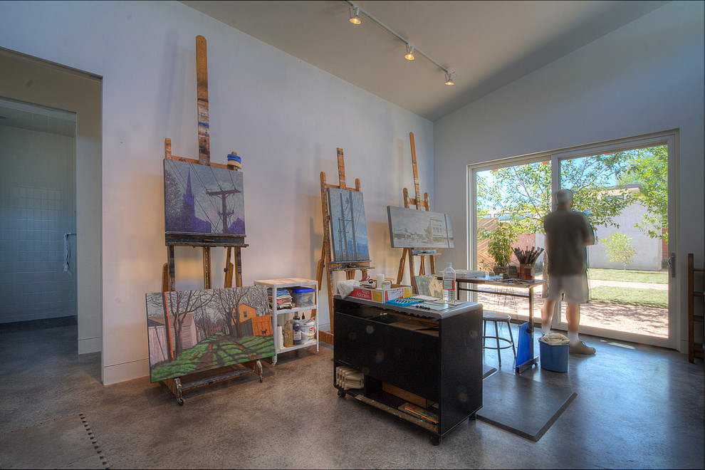 Bright and Beautiful Craft Room - Modern - Home Office - Indianapolis