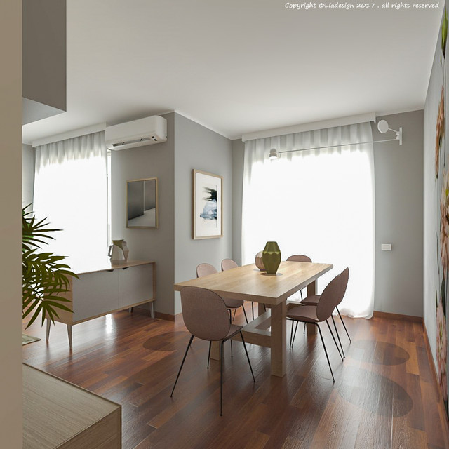 Casa nuova ed uno stile da creare - Progetto in corso contemporary-rendering