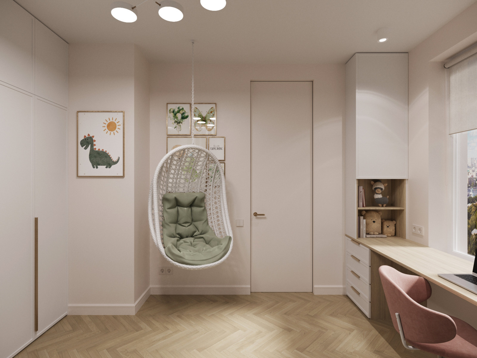 Дизайн-проект евротрехкомнатной квартиры 57 м2