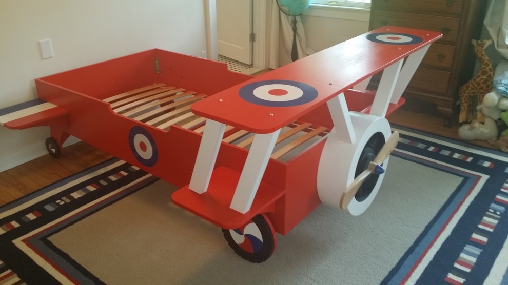 Kid's Airplane Bed Traditional Kids Other by D&S Artistic