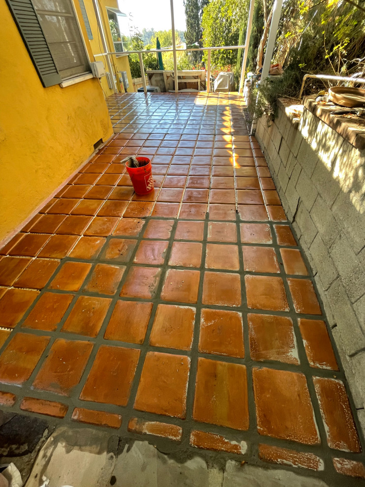 Exterior floor installation