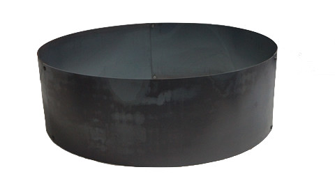 60" Solid 5 Piece Fire Ring - Industrial - Fire Pits - by P&D Metal Works,  Inc. | Houzz