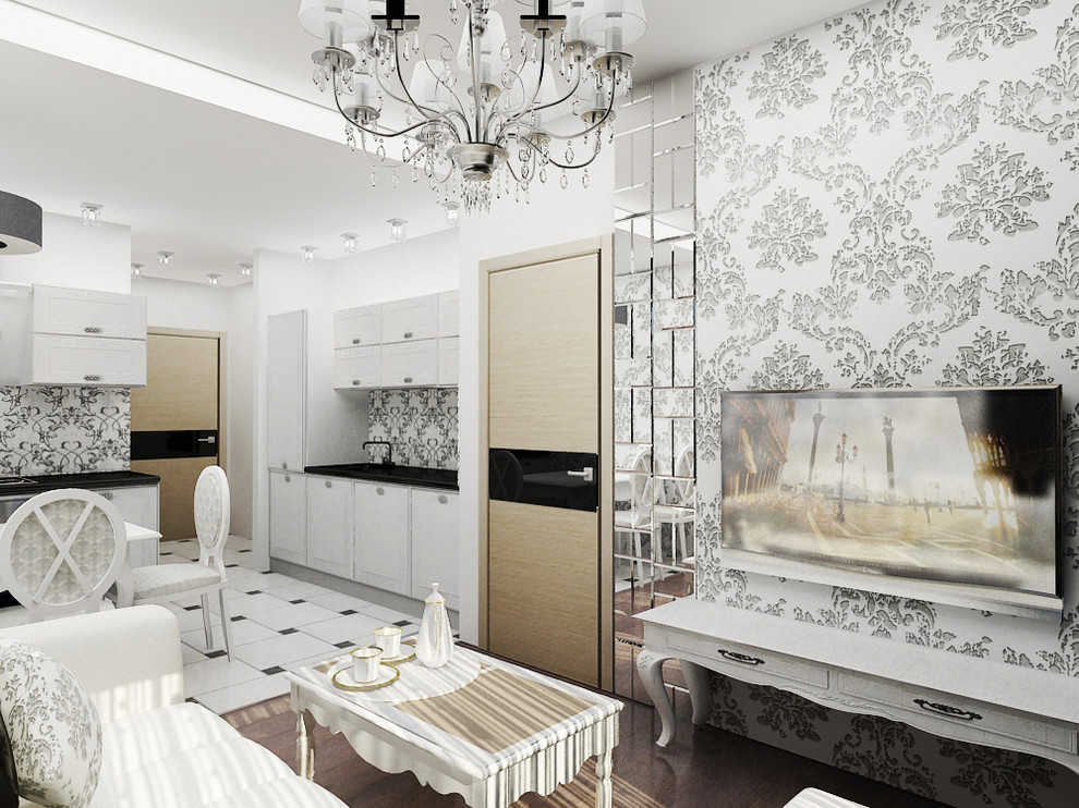 Студия для молодой девушки