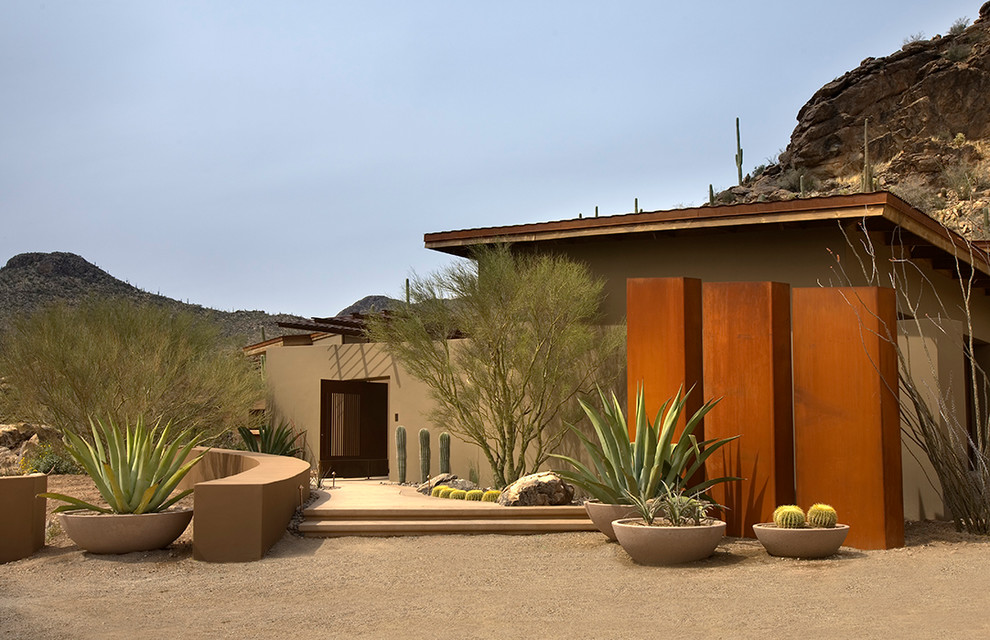 Saguaro Ranch Contemporary Exterior Phoenix by Mark Alan