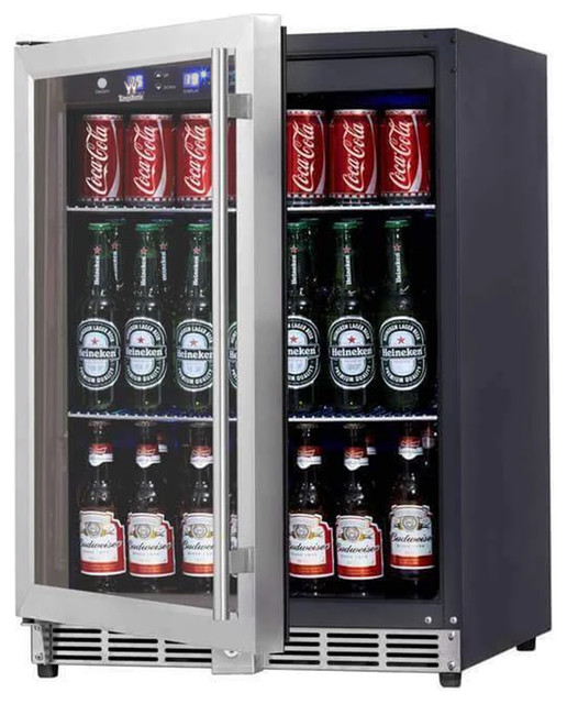 Undercounter Beverage Beer Fridge With Glass Door Modern Beer