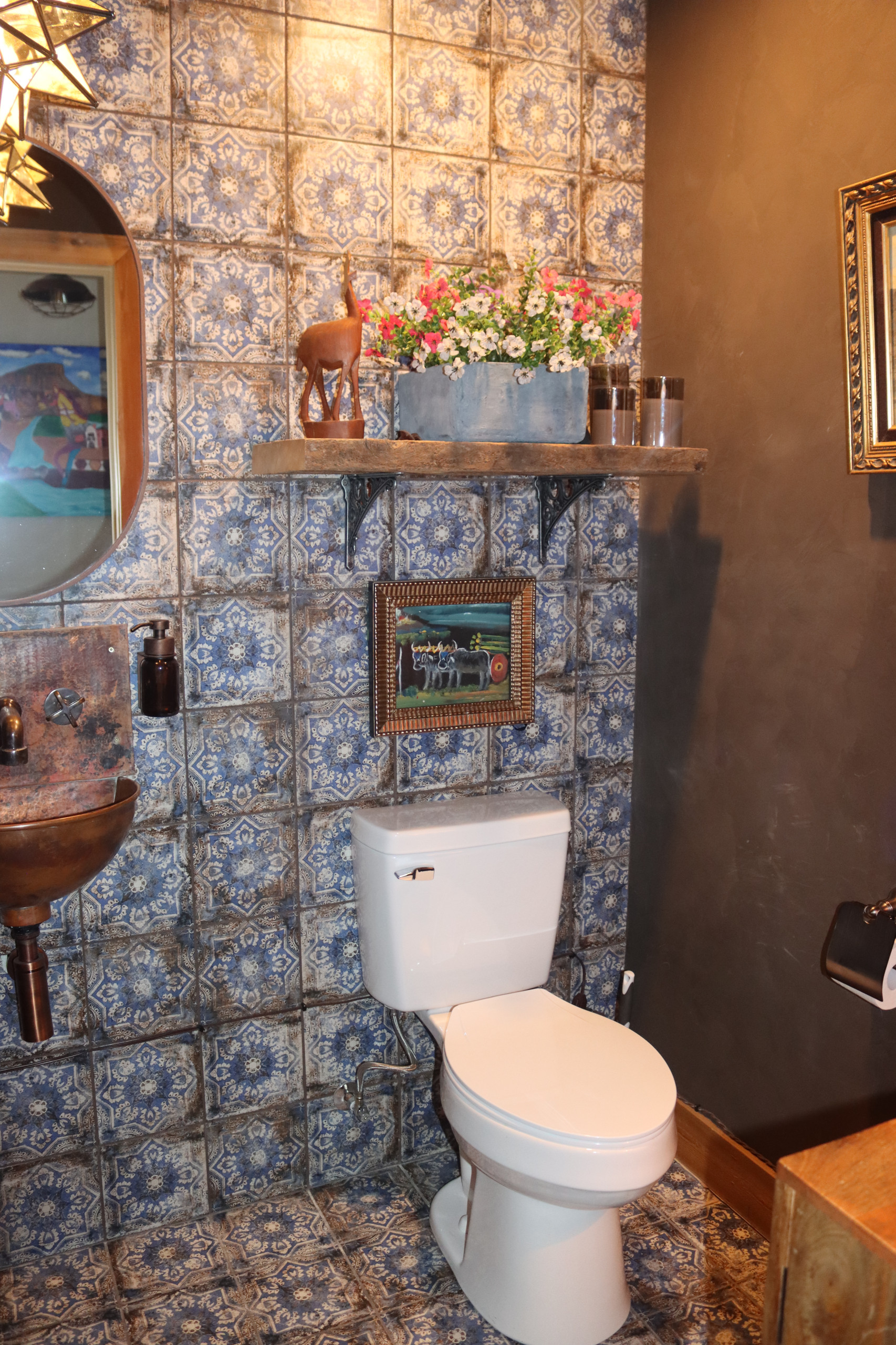 The Artisan Hideaway Powder Room