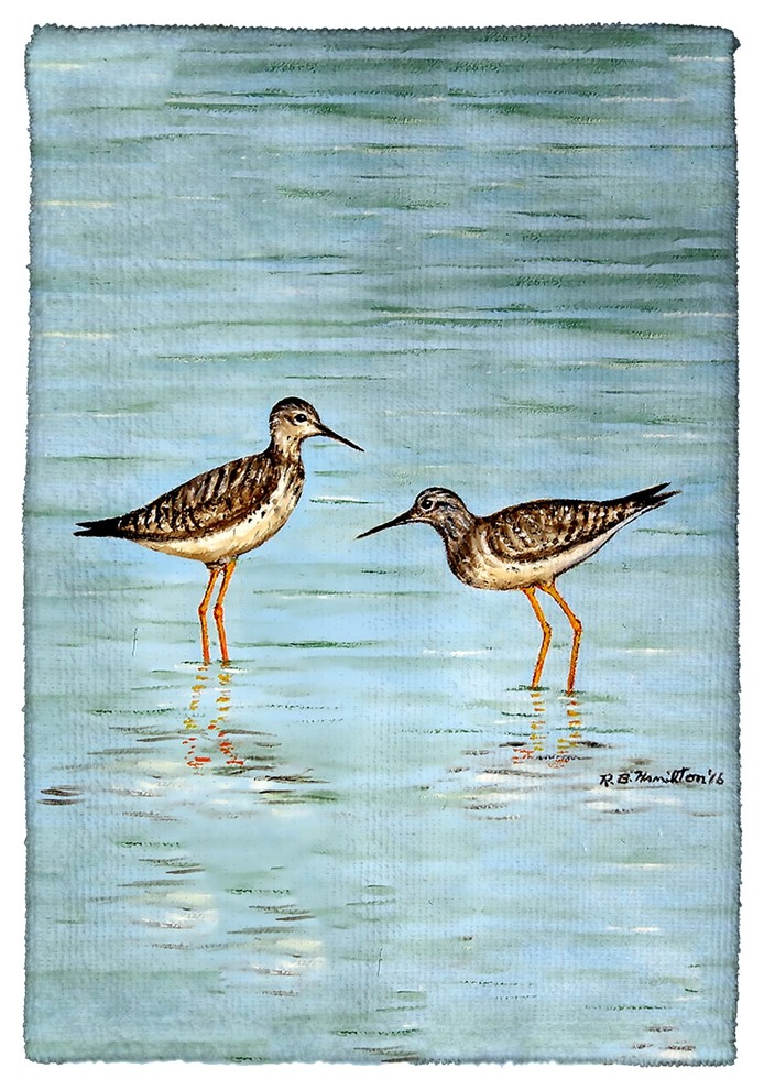 Yellow Legs Kitchen Towel - Two Sets of Two (4 Total)