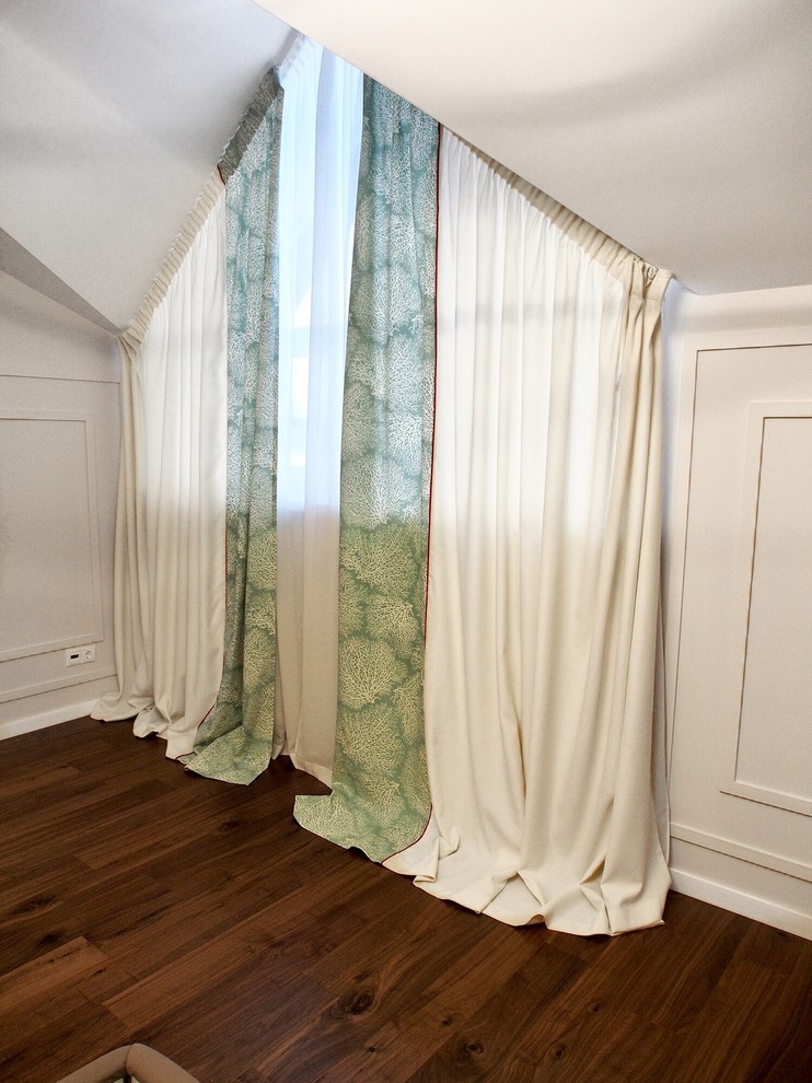 Шторы для загородного дома в КП Красные Пруды