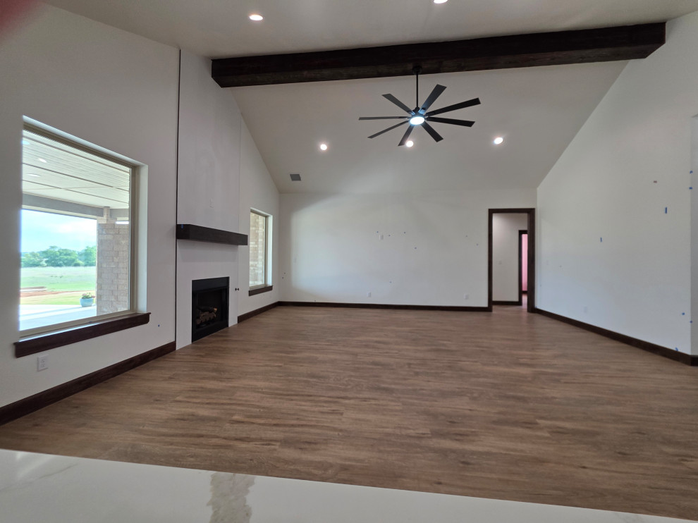 From the kitchen the home is warm & inviting