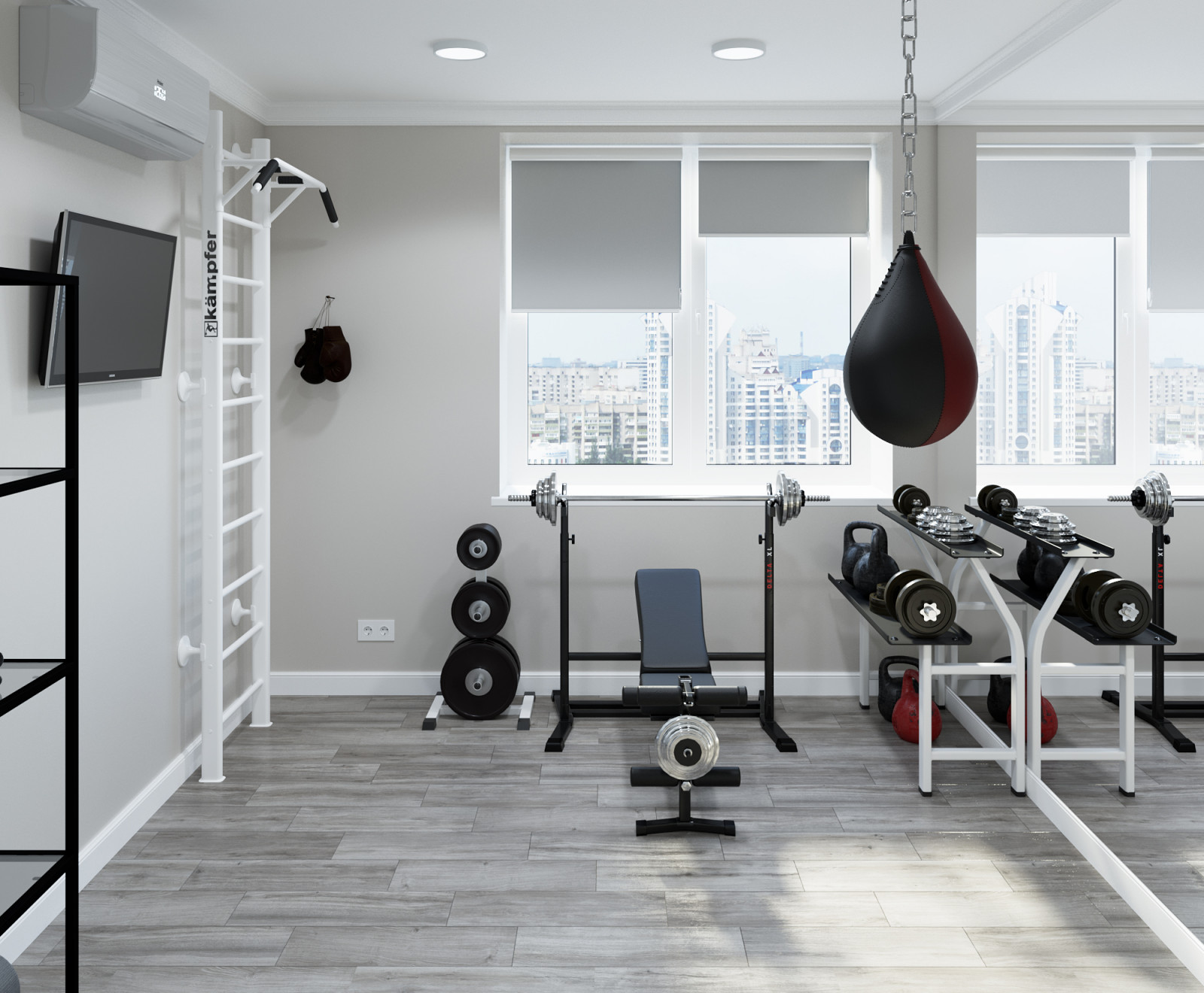 ЖК Заельцовский. Спортзал 10 м2