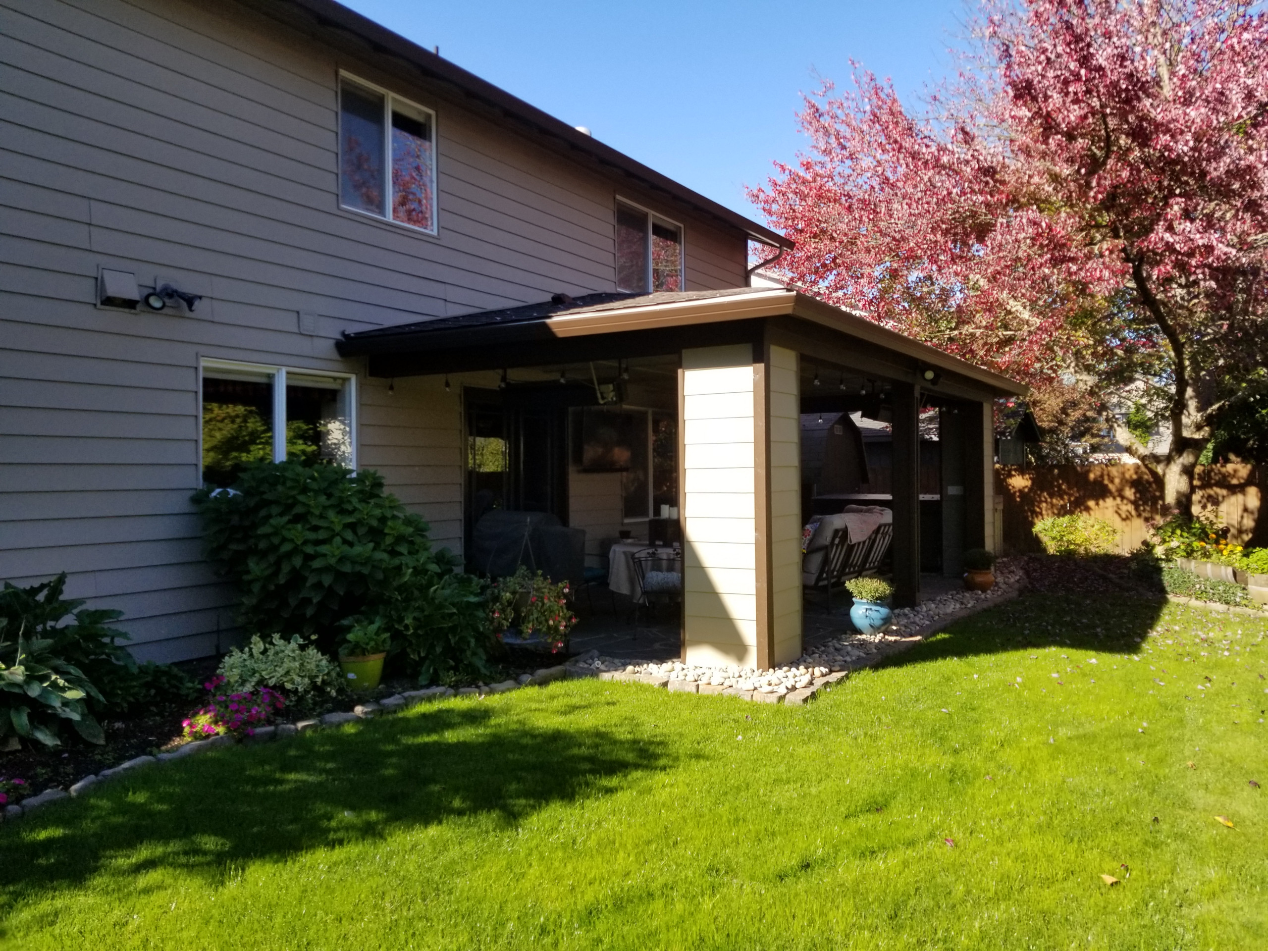 outdoor living space