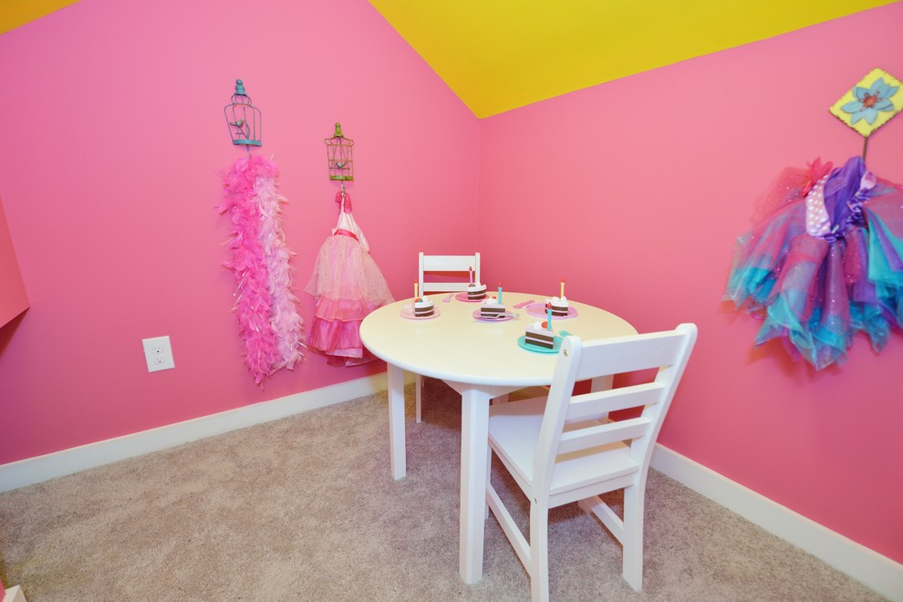 Transitional kids' room photo in Raleigh