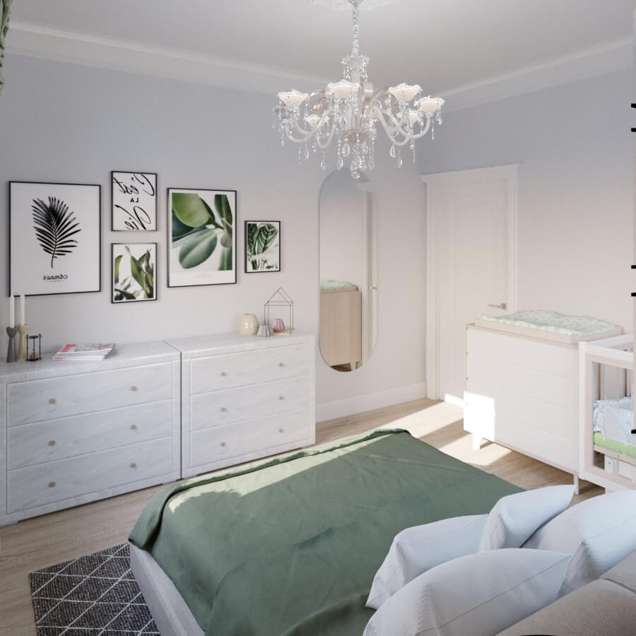 Дизайн квартиры 64 м2 ЖК Мичуринский