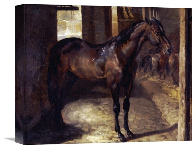 "Anglo-Arabian Stallion In The Imperial Stables at Versailles" Artwork
