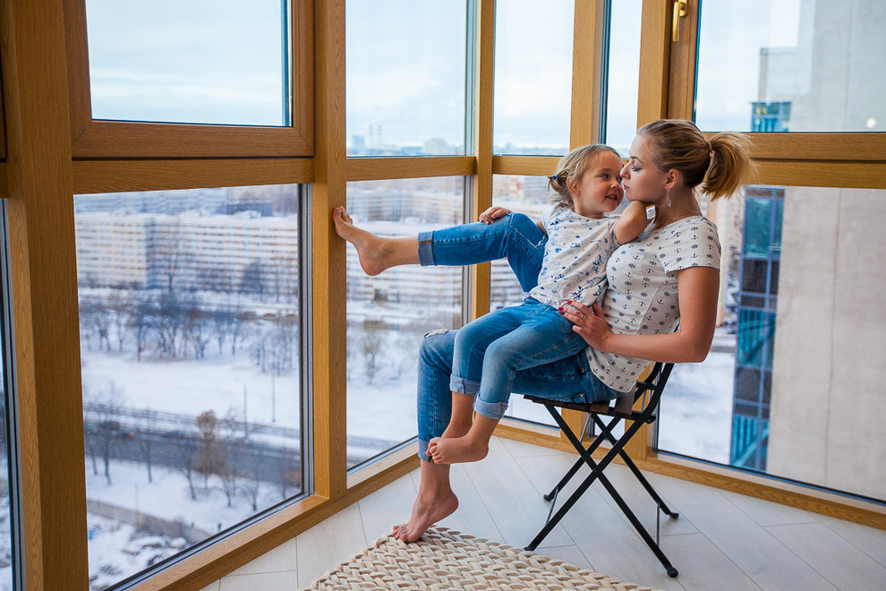 Замена фасадного остекления