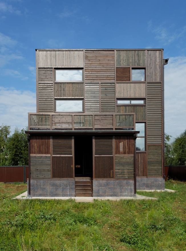 Wood Patchwork House